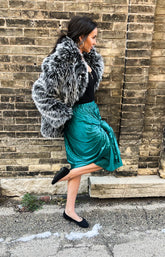 Black Mob Wife Faux Fur Coat